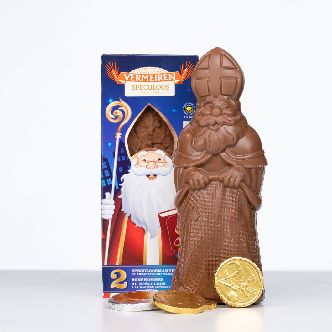 Bedrijfs Sintpakket - Melkchocolade -  vanaf 50 stuks